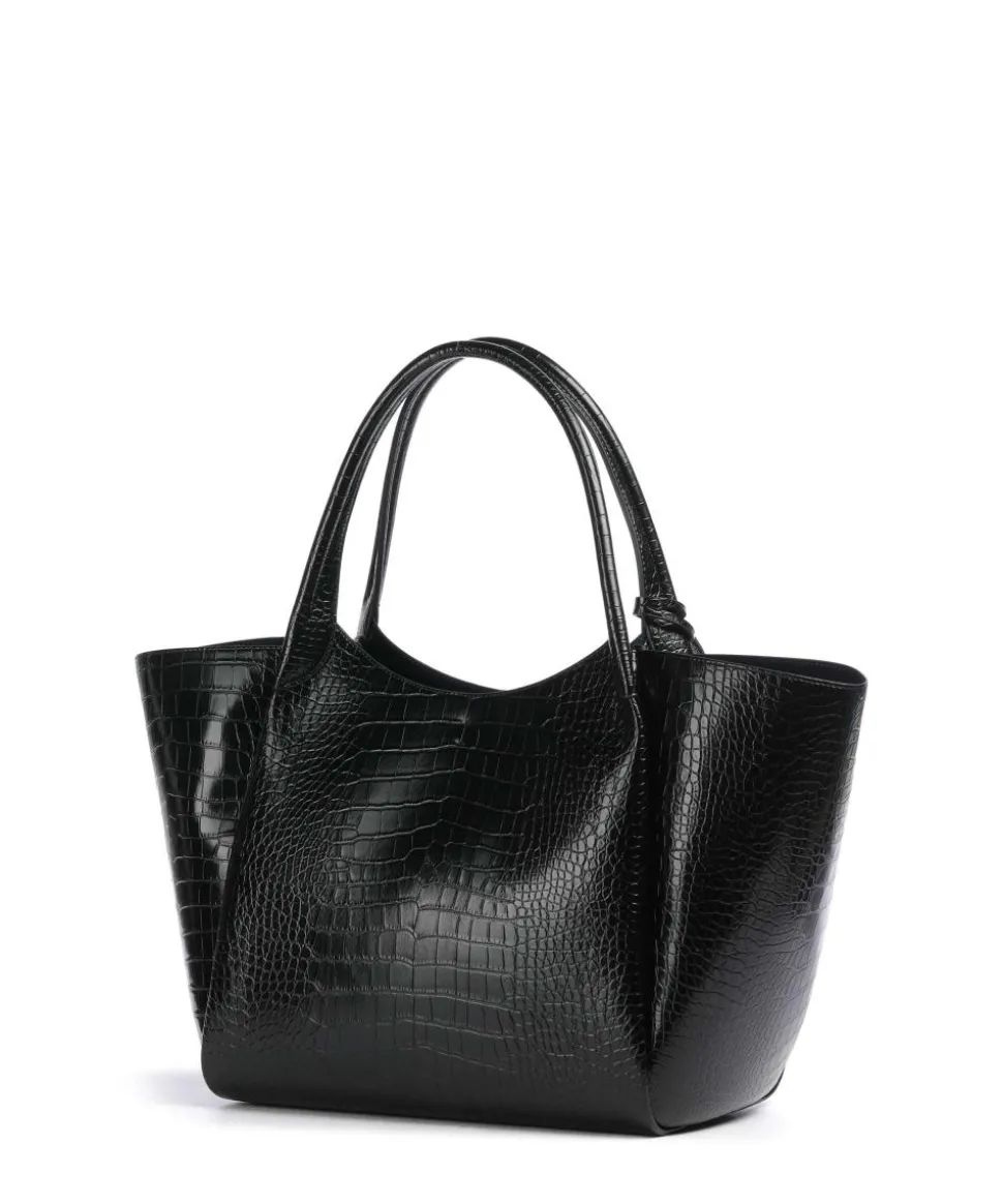 Durini 24 Shopper Lederimitat schwarz