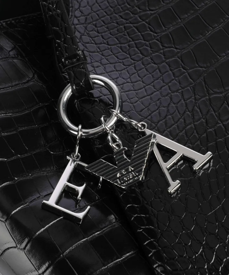 Durini 24 Shopper Lederimitat schwarz