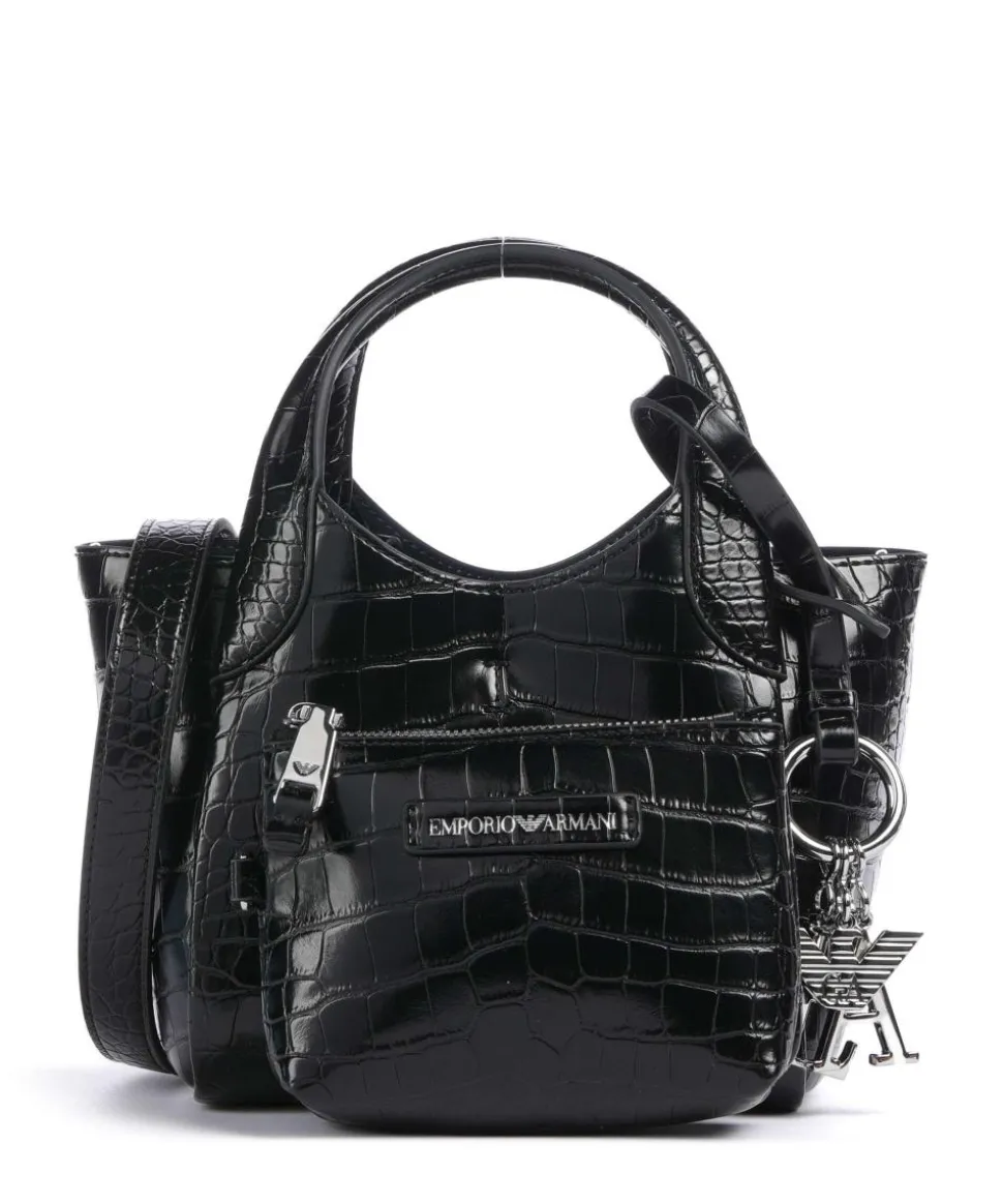 Durini 24 Umhängetasche Lederimitat schwarz