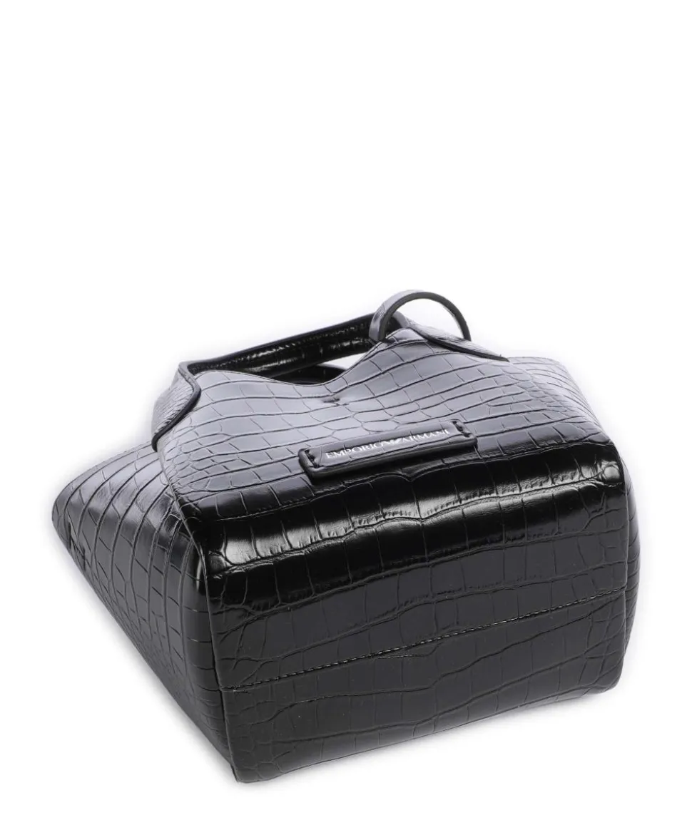 Durini 24 Umhängetasche Lederimitat schwarz