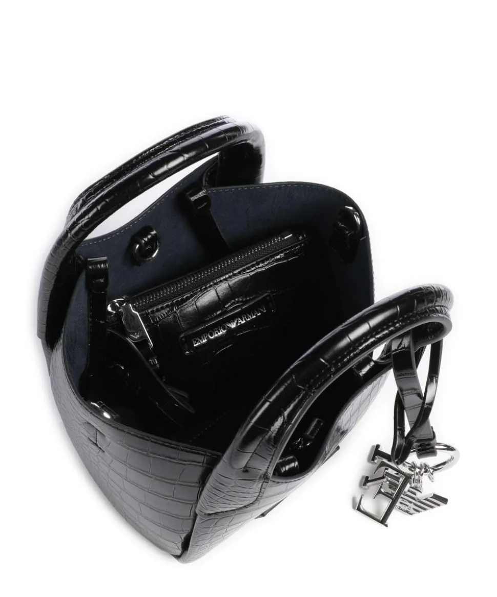 Durini 24 Umhängetasche Lederimitat schwarz