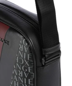 Dylan Umhängetasche Lederimitat schwarz