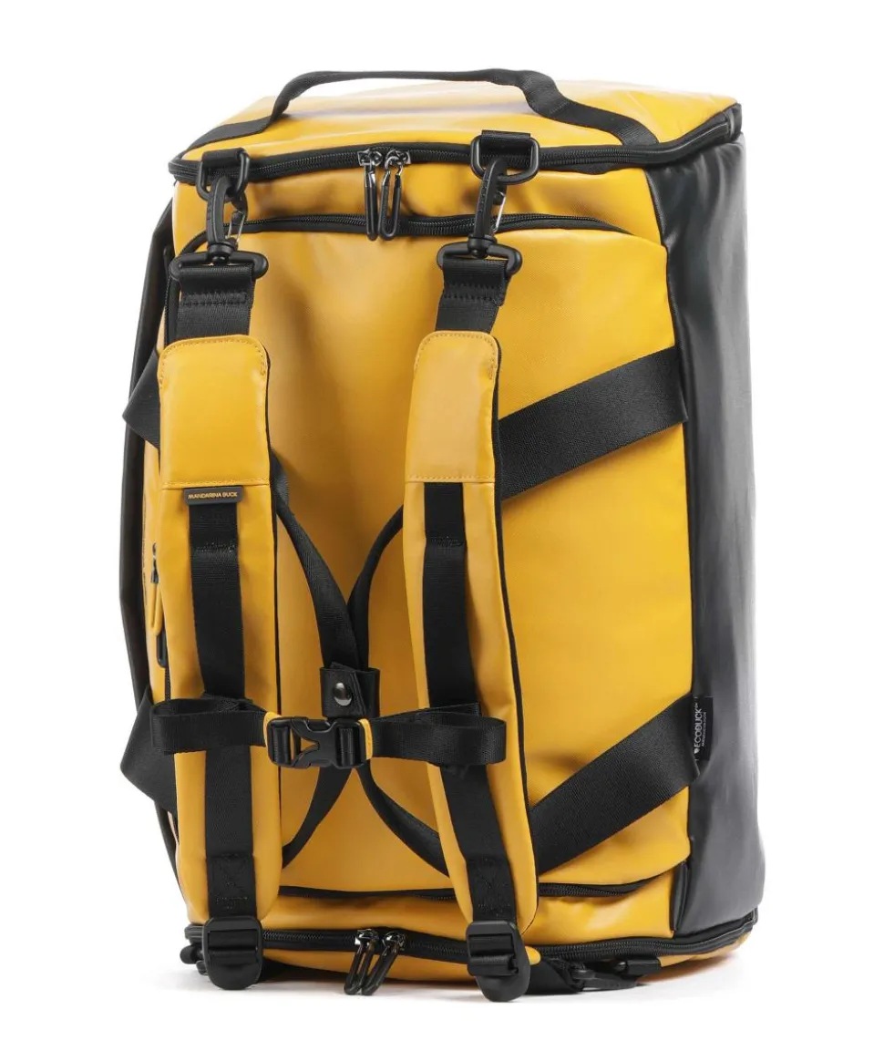 Eco Coated Weekender schwarz/gelb 45 cm