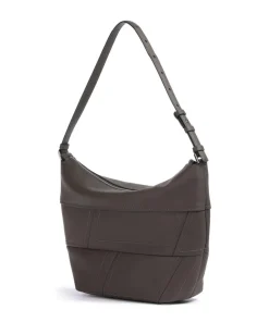 Edda Calf Optic M Beuteltasche fein genarbtes Rindsleder braun