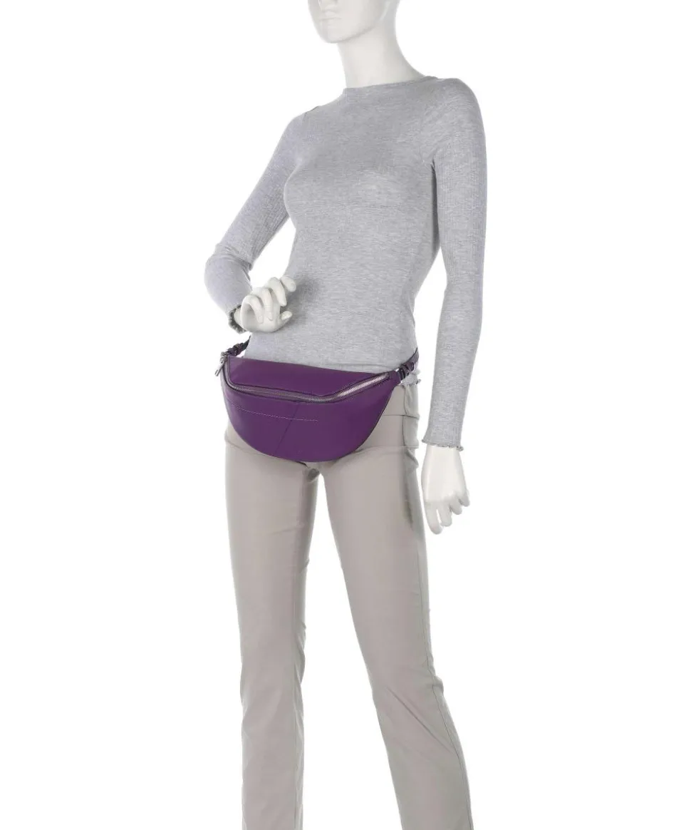 Edda Calf Optic M Gürteltasche Leder brombeer