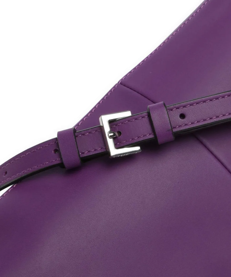 Edda Calf Optic M Gürteltasche Leder brombeer