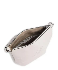Edda Calf Optic S Umhängetasche fein genarbtes Leder weiß