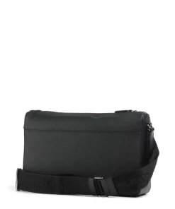 Edison Kuriertasche Saffiano Leder schwarz