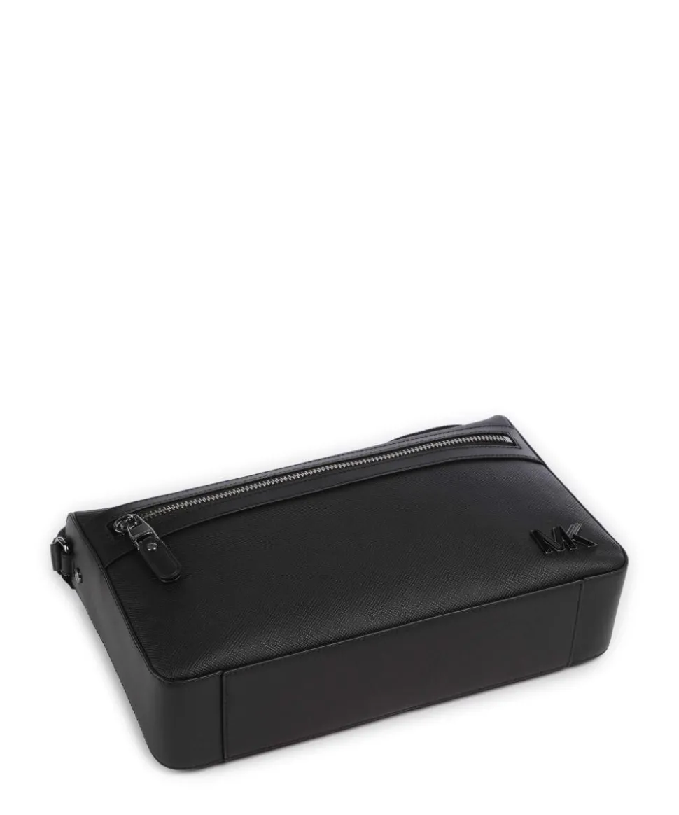 Edison Kuriertasche Saffiano Leder schwarz