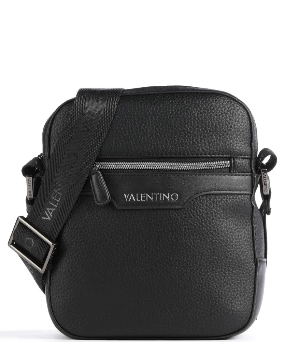 Efeo Umhängetasche Lederimitat schwarz