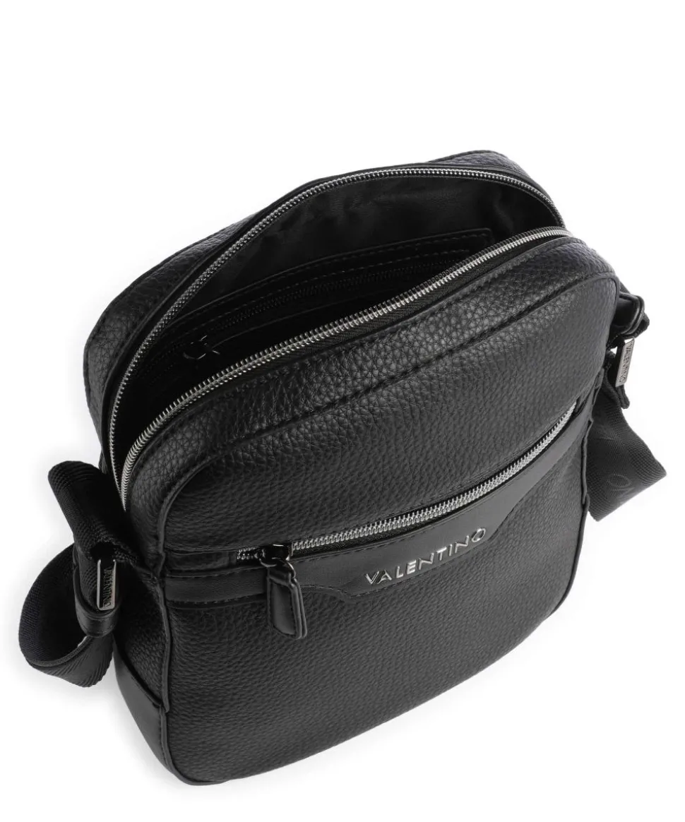 Efeo Umhängetasche Lederimitat schwarz