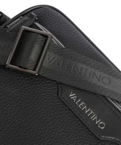 Efeo Umhängetasche Lederimitat schwarz