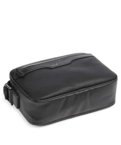 Efeo Umhängetasche Lederimitat schwarz