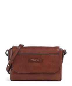 Elettra Umhängetasche fein genarbtes Rindsleder braun