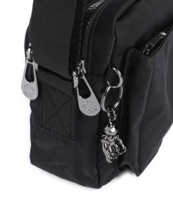 Elevated Abanu M Umhängetasche recyceltes Polyamid schwarz