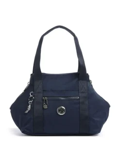 Elevated Art Mini Handtasche recyceltes Polyamid dunkelblau