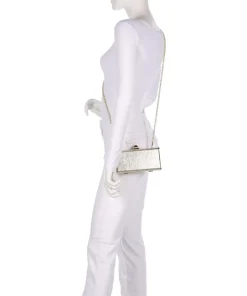 Eliv Umhängetasche genarbtes Rindsleder gold