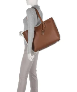 Eliza Shopper fein genarbtes Leder braun