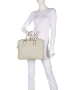 Ella Aktentasche 15″ Lederimitat beige