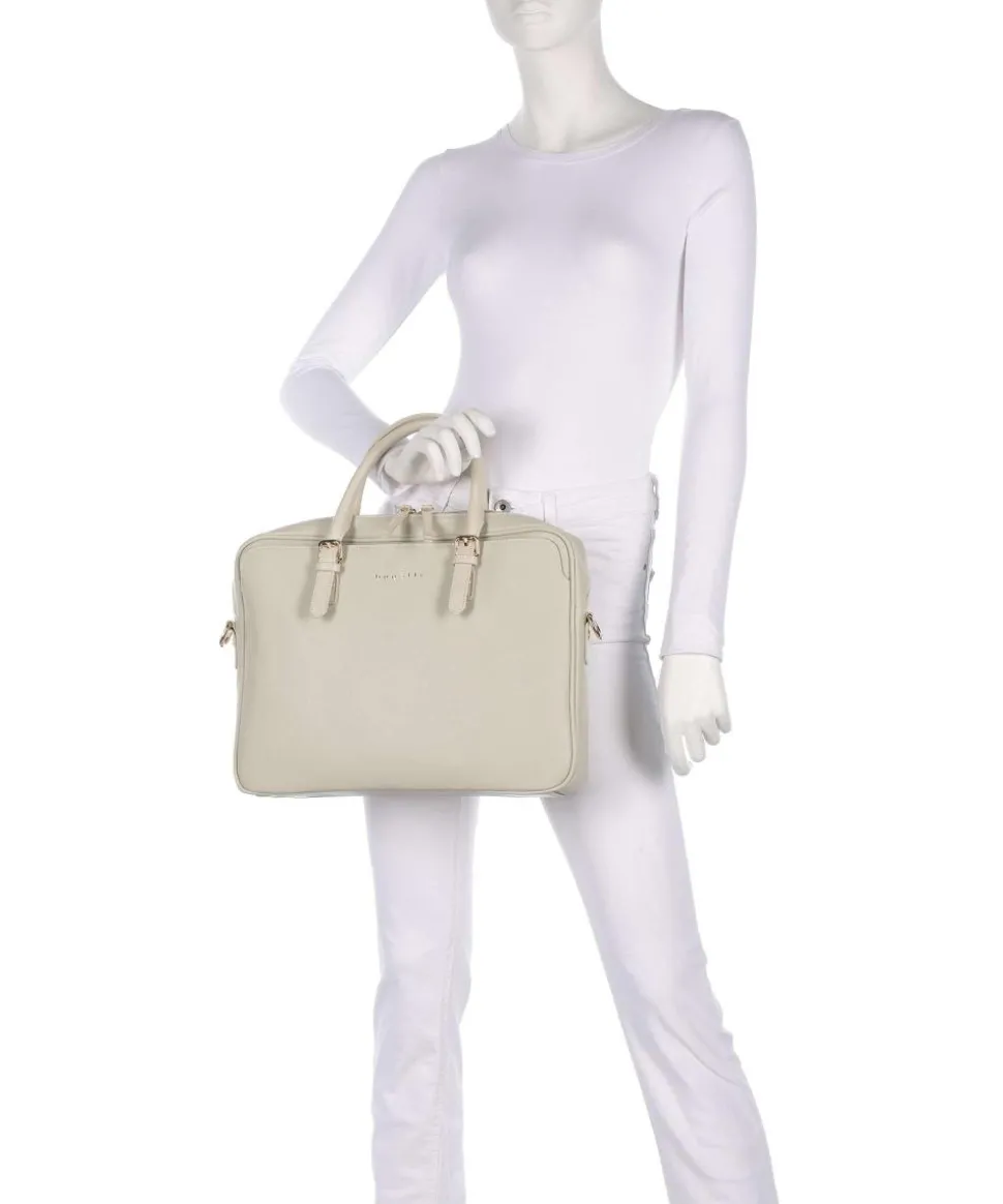 Ella Aktentasche 15″ Lederimitat beige