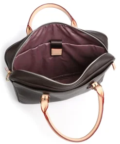 Ella Aktentasche 15″ Lederimitat dunkelbraun