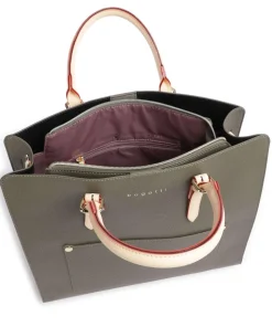 Ella Handtasche Lederimitat olivgrün