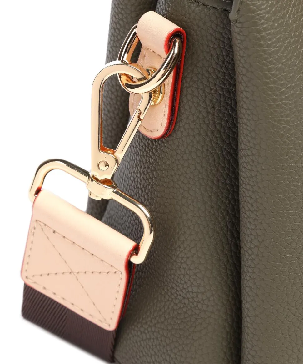 Ella Handtasche Lederimitat olivgrün