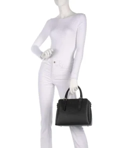Ella Handtasche Lederimitat schwarz