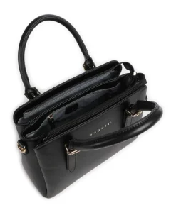 Ella Handtasche Lederimitat schwarz