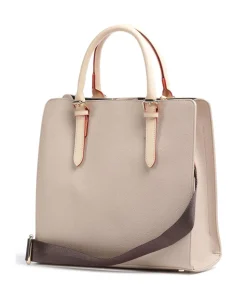 Ella Handtasche Lederimitat beige