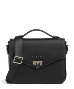 Ella Handtasche Lederimitat schwarz