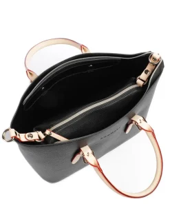 Ella Handtasche Lederimitat schwarz