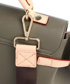 Ella Handtasche Lederimitat olivgrün