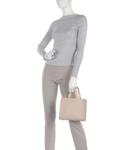 Ella Handtasche Lederimitat beige