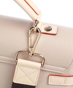 Ella Handtasche Lederimitat beige