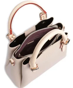 Ella Handtasche Lederimitat beige