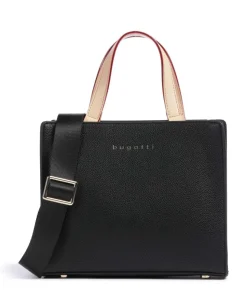 Ella Handtasche Lederimitat schwarz