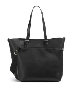 Ella Shopper Lederimitat schwarz