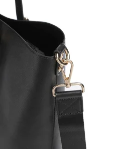 Ella Shopper Lederimitat schwarz