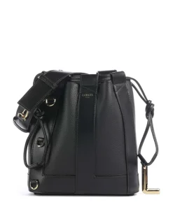 Elles S Bucket bag genarbtes Rindsleder schwarz