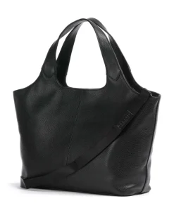 Elsa Handtasche 13″ genarbtes Rindsleder schwarz