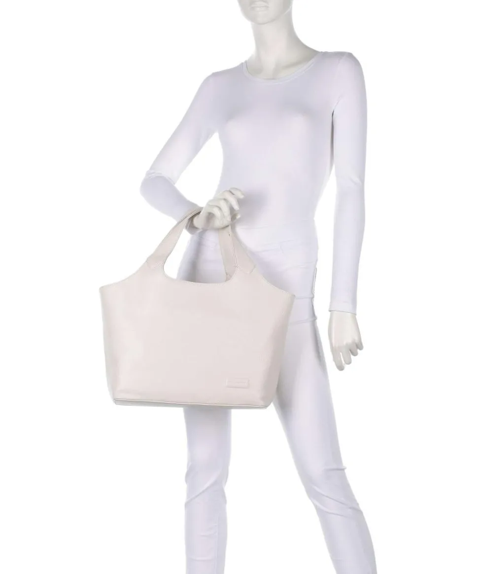 Elsa Handtasche 13″ genarbtes Rindsleder weiß