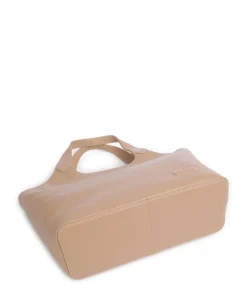 Elsa Handtasche 13″ genarbtes Rindsleder beige