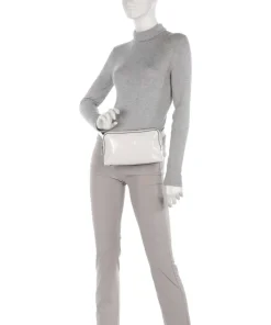 Elvira Paper Touch Crinkle Gürteltasche fein genarbtes Leder weiß