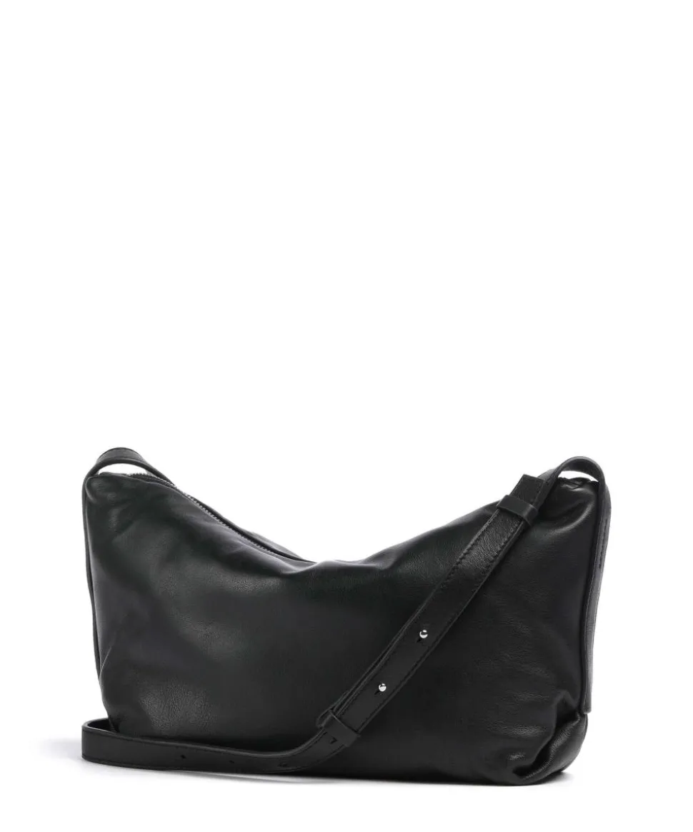 Elvira Sheep Natural M Umhängetasche Schafsleder schwarz