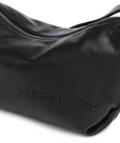 Elvira Sheep Natural M Umhängetasche Schafsleder schwarz