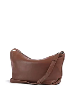 Elvira Sheep Natural M Umhängetasche Schafsleder dunkelbraun