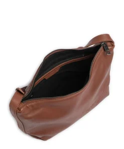 Elvira Sheep Natural M Umhängetasche Schafsleder dunkelbraun