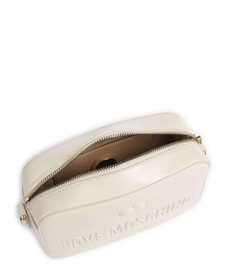 Ember Umhängetasche Lederimitat elfenbein