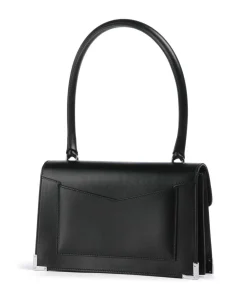 Emily Schultertasche fein genarbtes Rindsleder schwarz